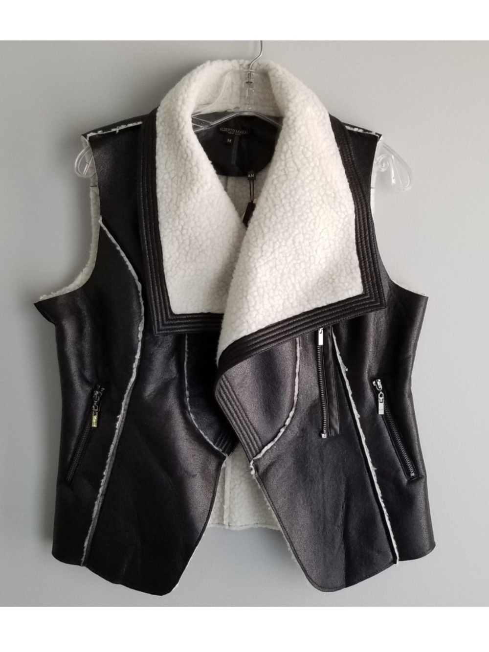 Alberto Makali Black and White Vest